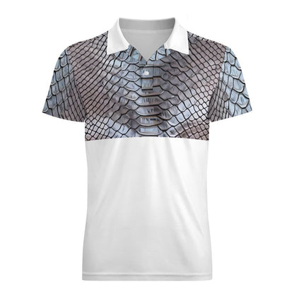 Short Sleeve Men's POLO T-shirt (All-Over Printing)