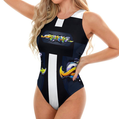 COLORFUL GRAFFITI Tank Top Bodysuit