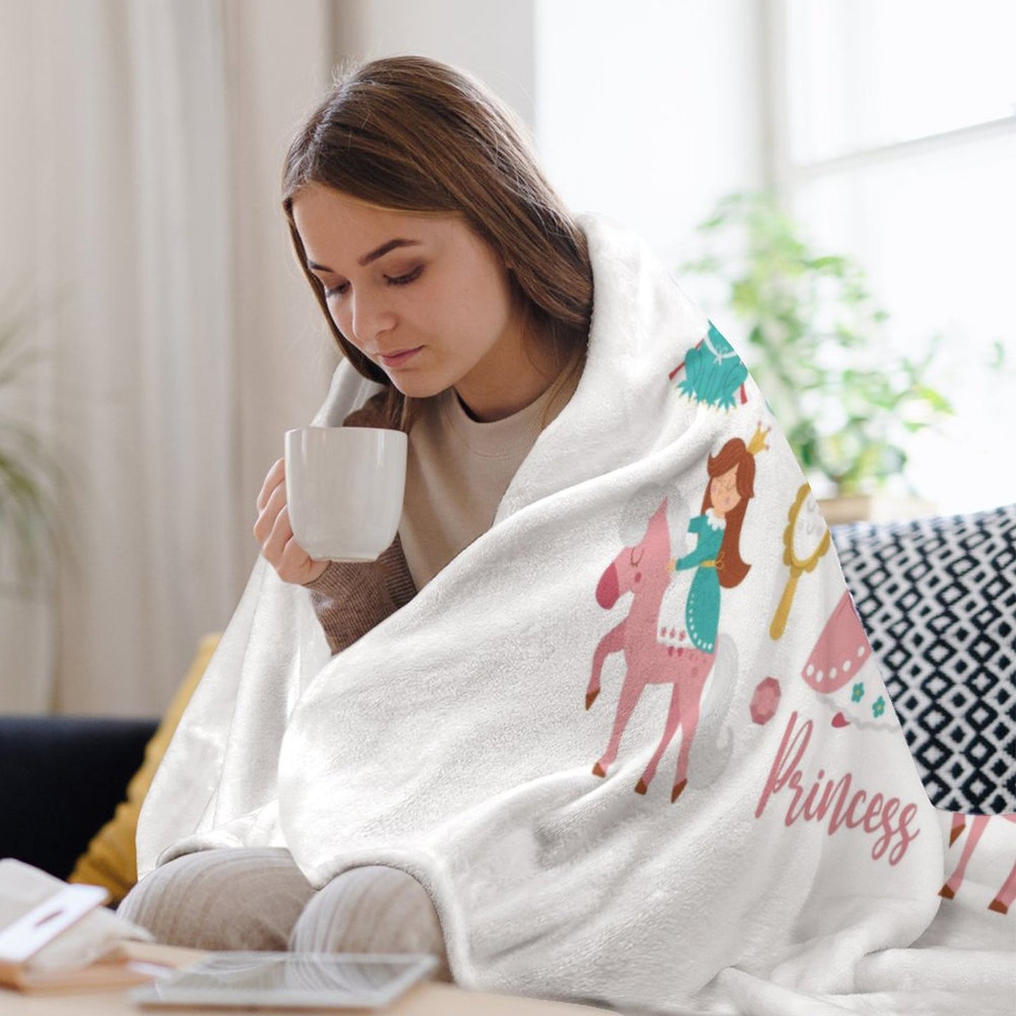 250gsm Flannel Throw Blanket-60"x80"