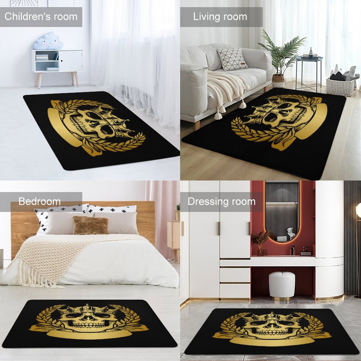 Coral Velvet Floor Mat for Home-60"x40"
