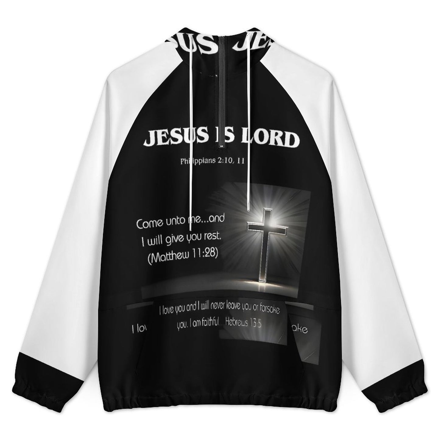 Double-Layered Hoodie with Pockets(All-Over Printing)