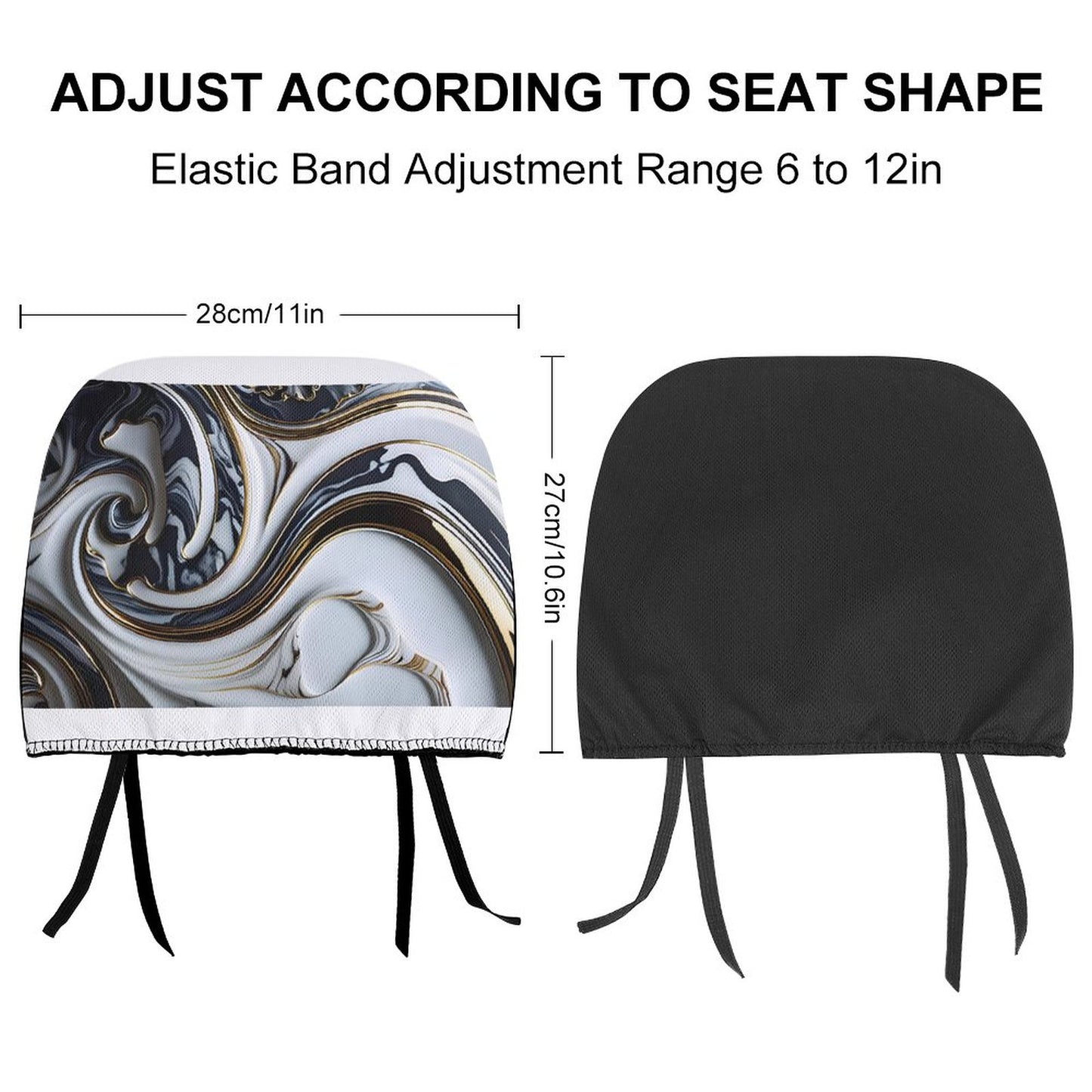 Custom Car Headrest Covers