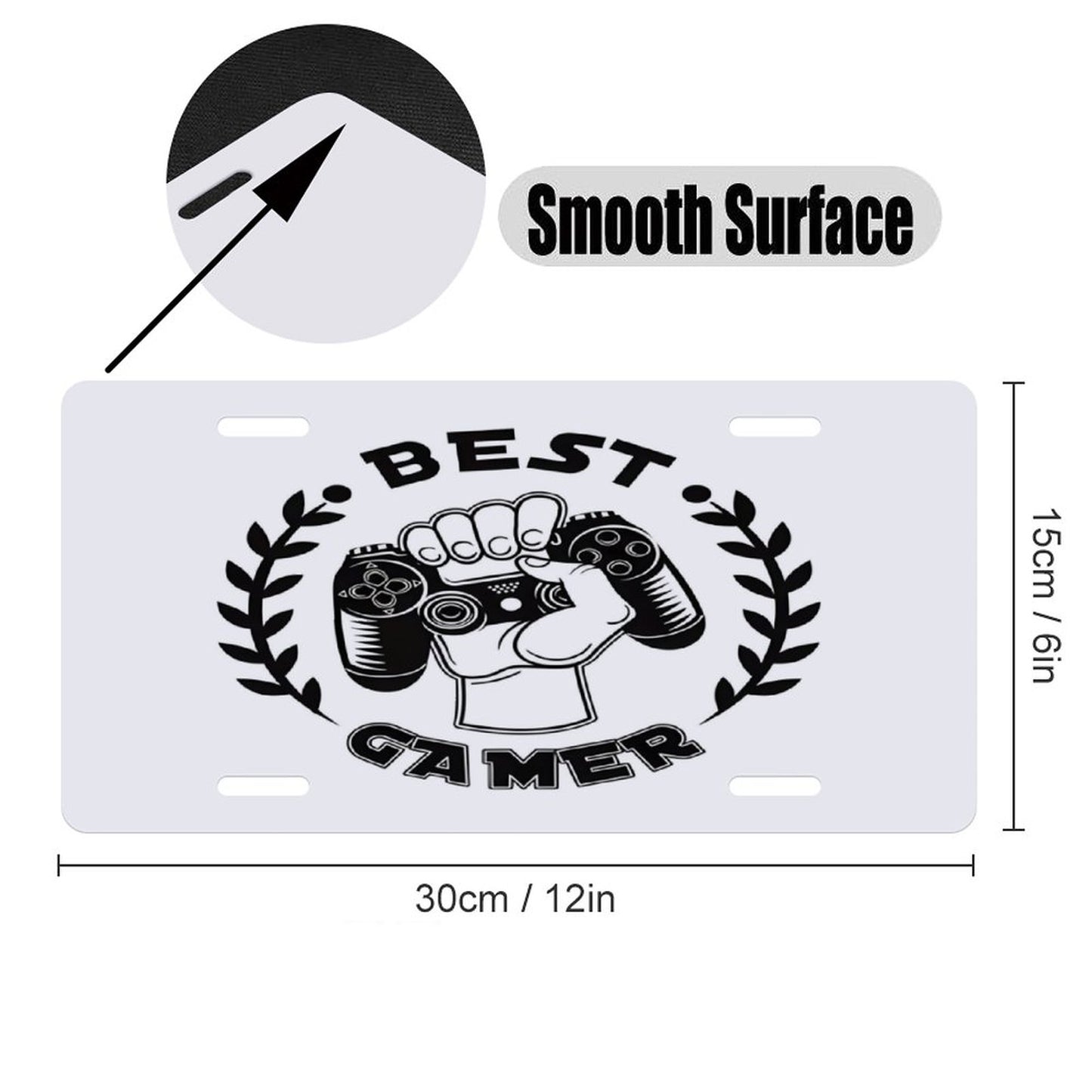 Car License Plate-11.8”x5.9”
