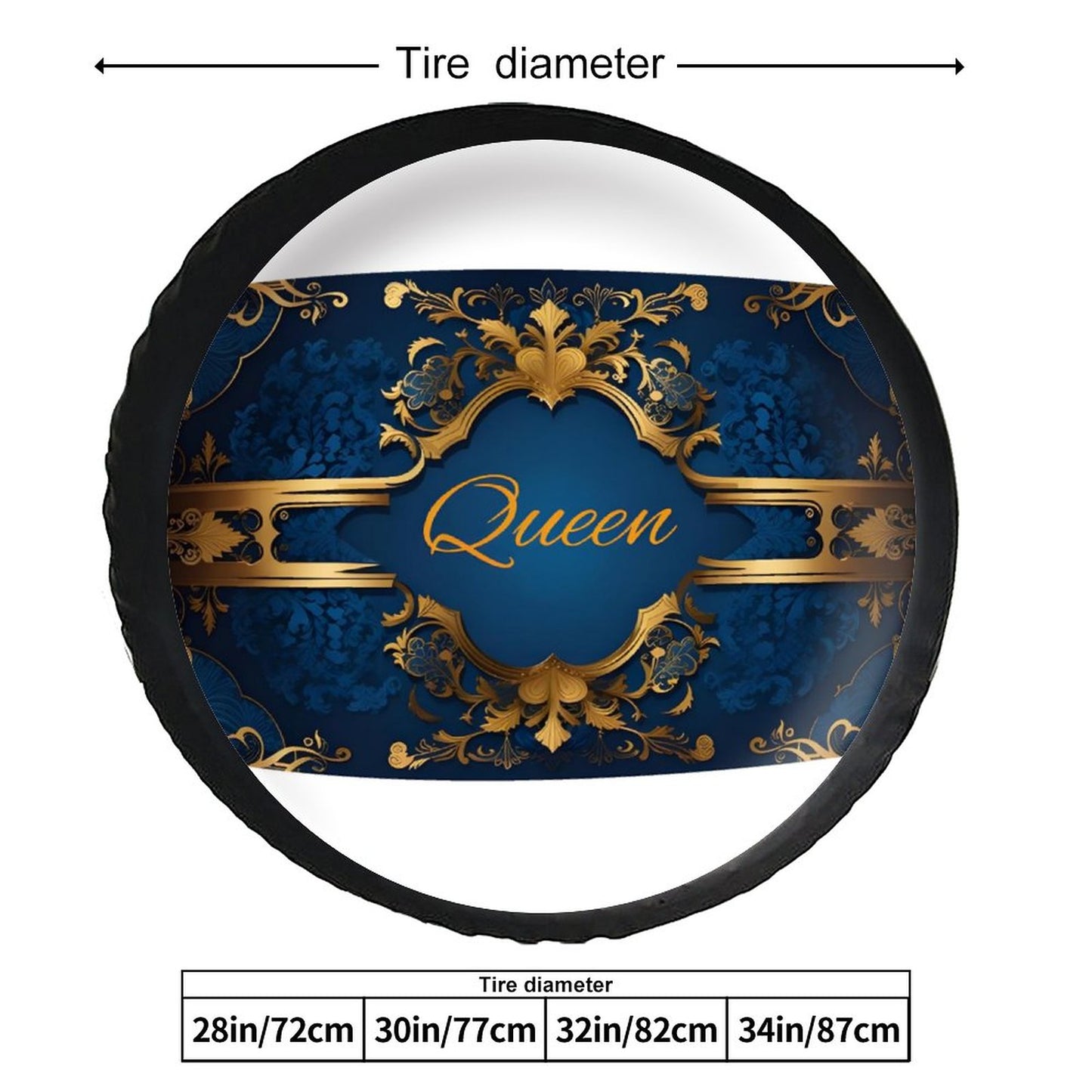 Leather Tire Cover(One-sided Printing)