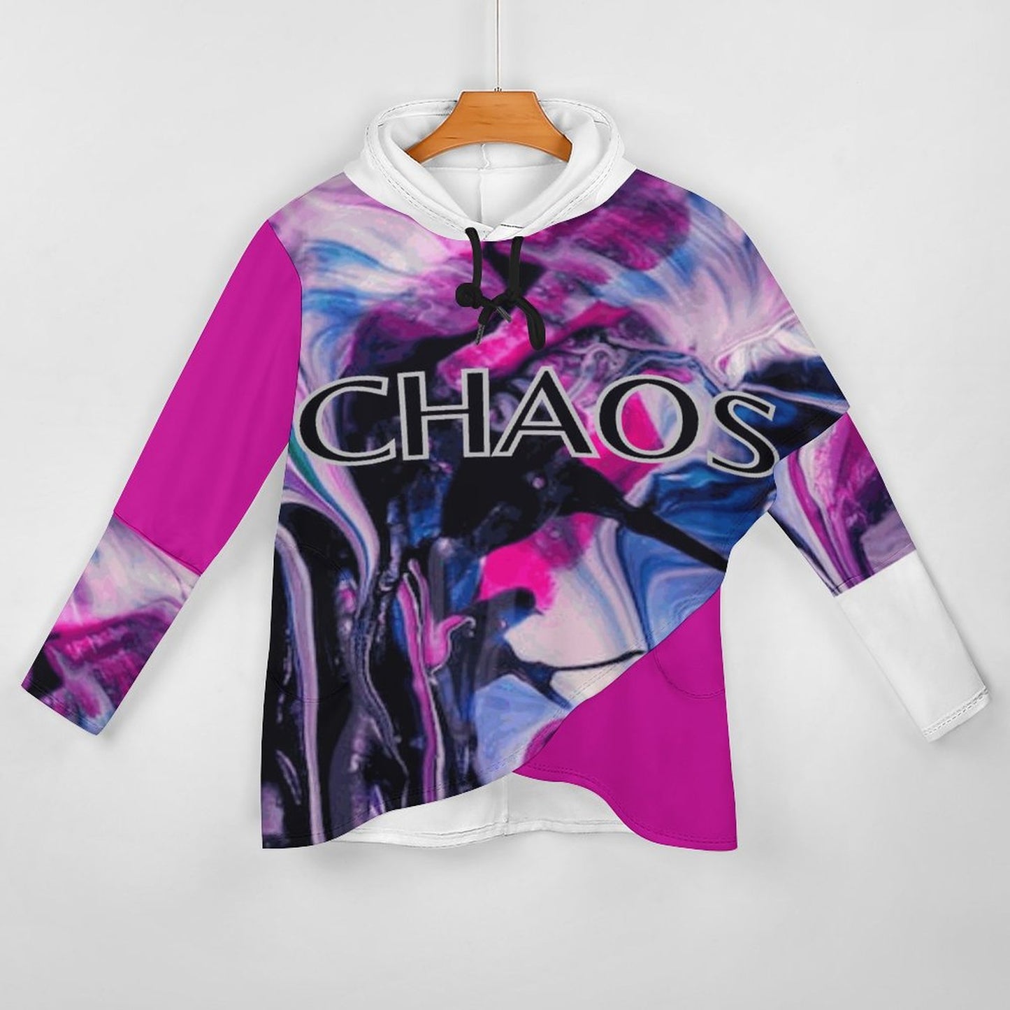 CHAOS Poncho-style Long Sleeve Women Hoodie-SMALL-5XL