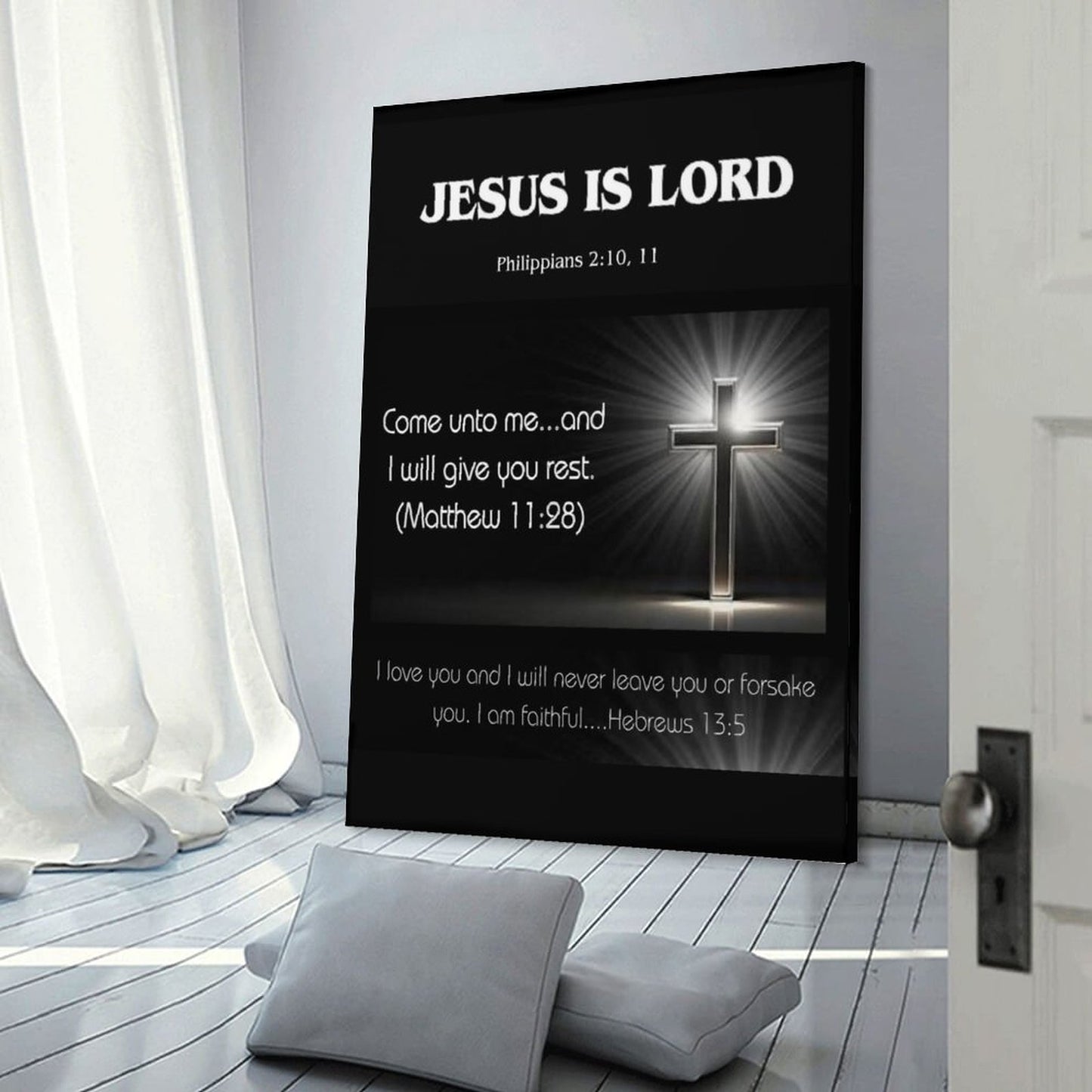 Framed Wooden Poster Hanging (Vertical 2:3)-8x12 inch