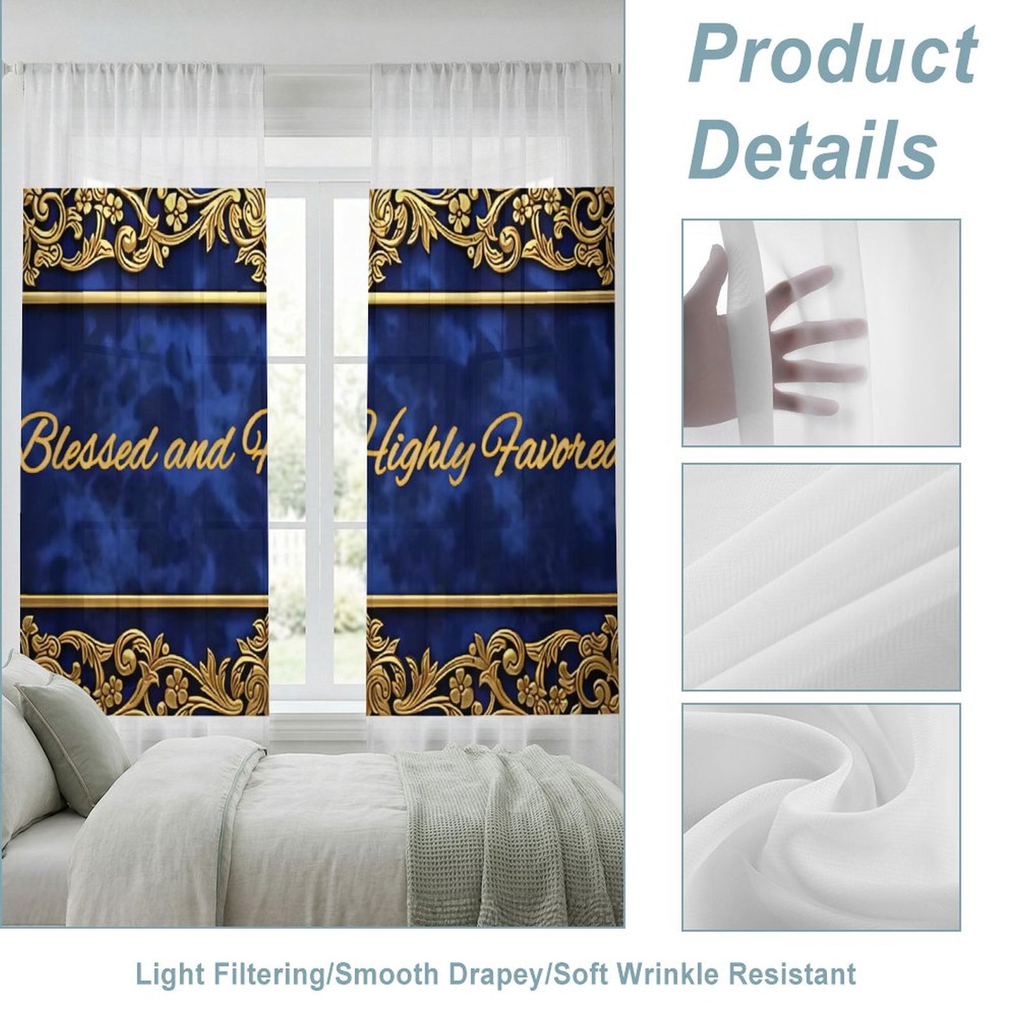 Sheer Curtain(All-Over Printing)
