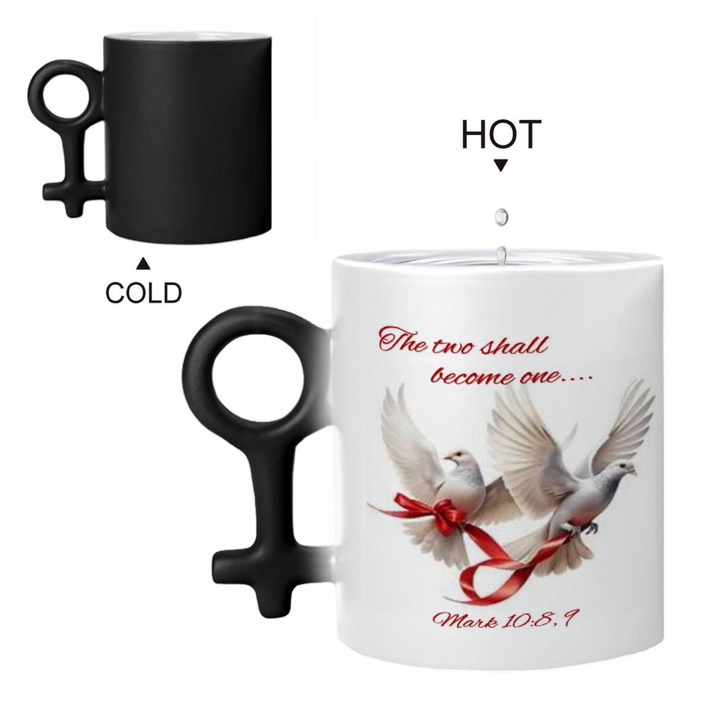 Couple Symbol Color-Changing Mug(One-sided Printing)