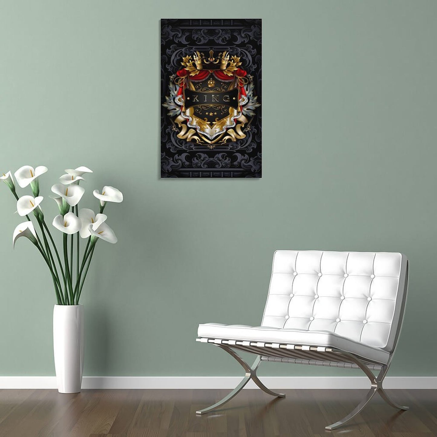 Framed Wooden Poster Hanging (Vertical 2:3)-8x12 inch