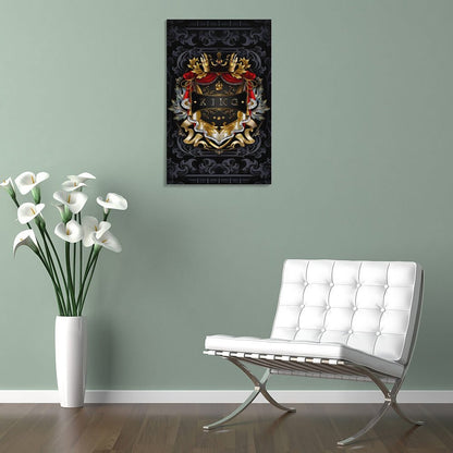 Framed Wooden Poster Hanging (Vertical 2:3)-8x12 inch