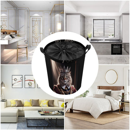 Drawstring collapsible Laundry Basket