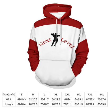 230gsm Men's Personalized Hoodie with Double-layer Cap (All-Over Printing)