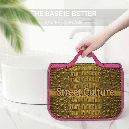 STREET CULTURE Alligator Travel Hanging Toiletry Bags