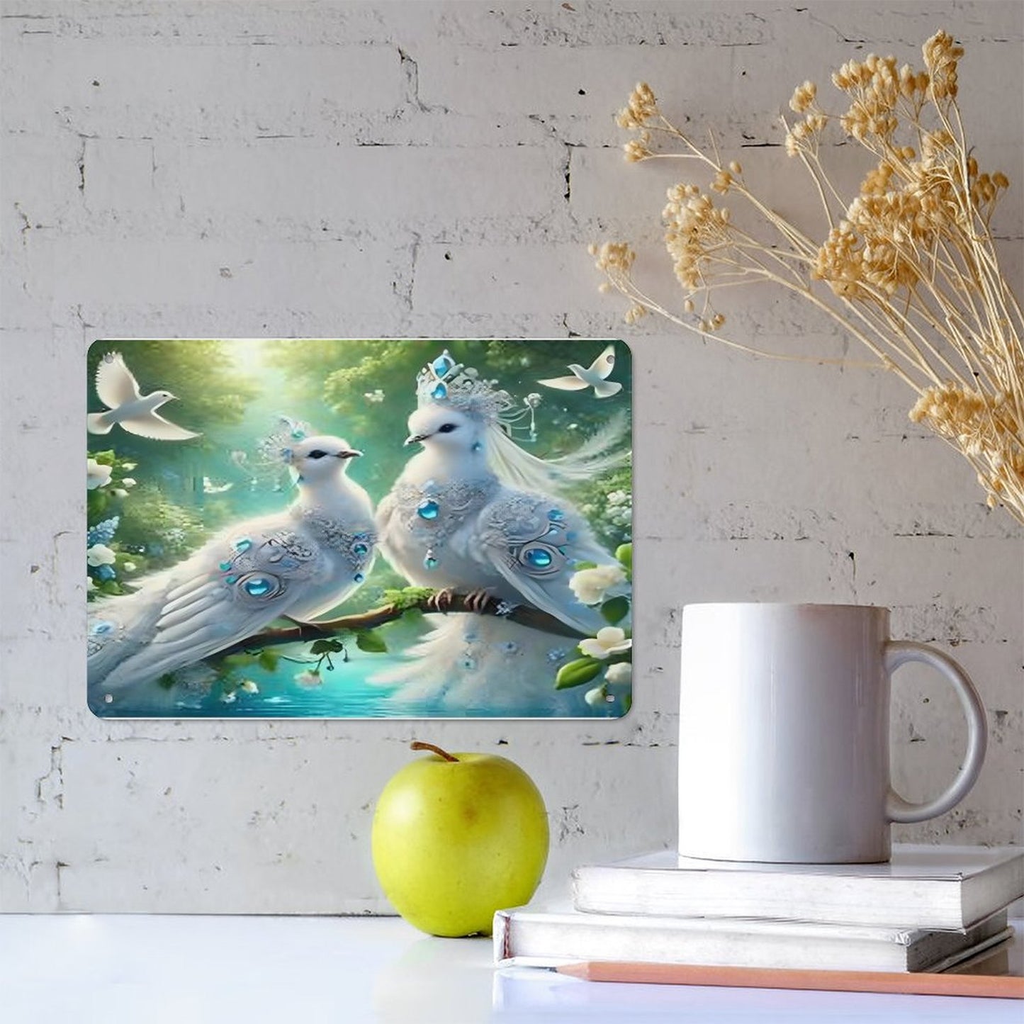 Horizontal Personalized Metal Wall Art Tin Sign-5.5"x7.9"/14x20cm