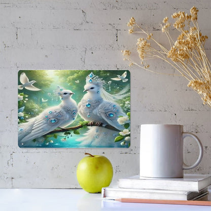 Horizontal Personalized Metal Wall Art Tin Sign-5.5"x7.9"/14x20cm
