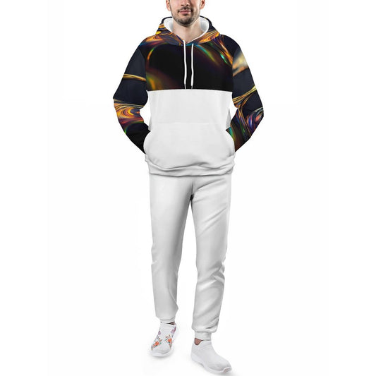 250gsm Imitation Cotton Hoodie & Joggers Set 4T03 (All-Over Printing)