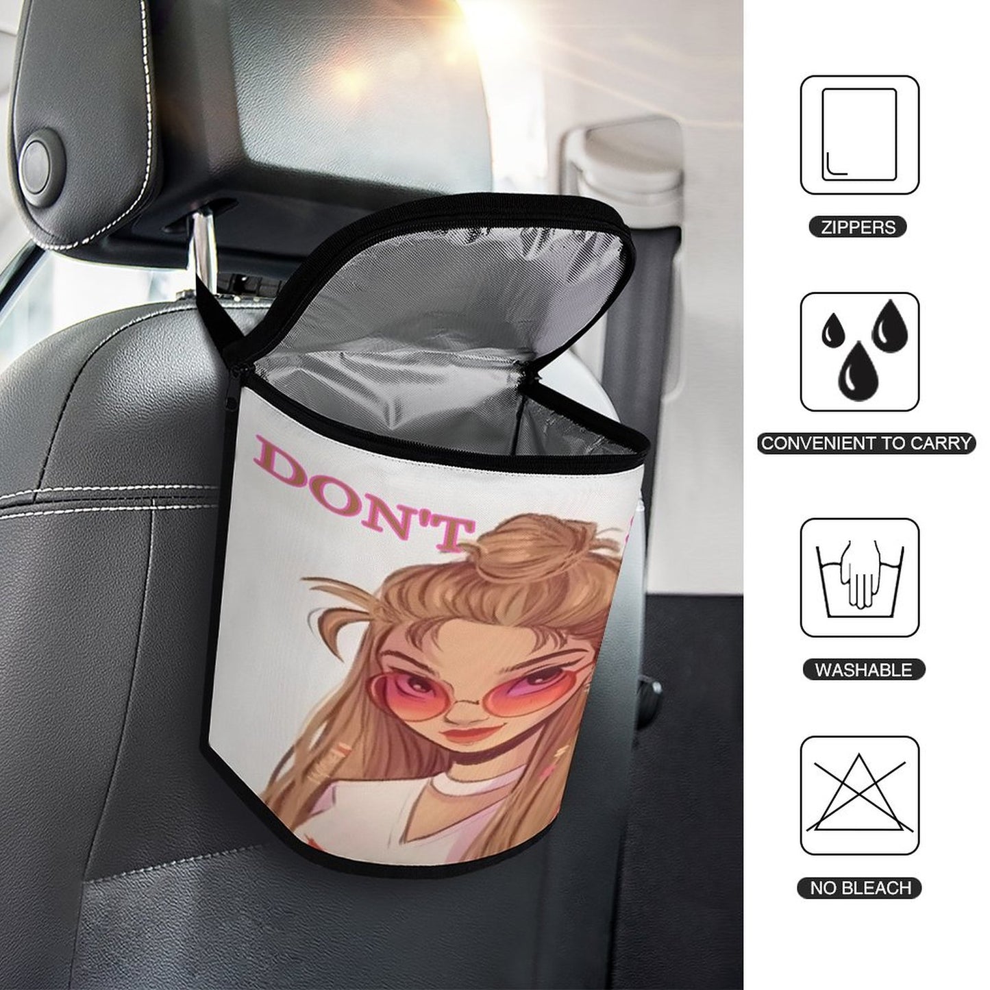 Collapsible Car Trash Bin