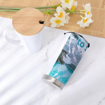 Car Travel Coffee Mug with Lid (All-Over Printing)