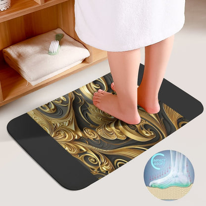 Coral Velvet Restroom Rug Set of 3-15.7"x23.6"/ 40x60cm