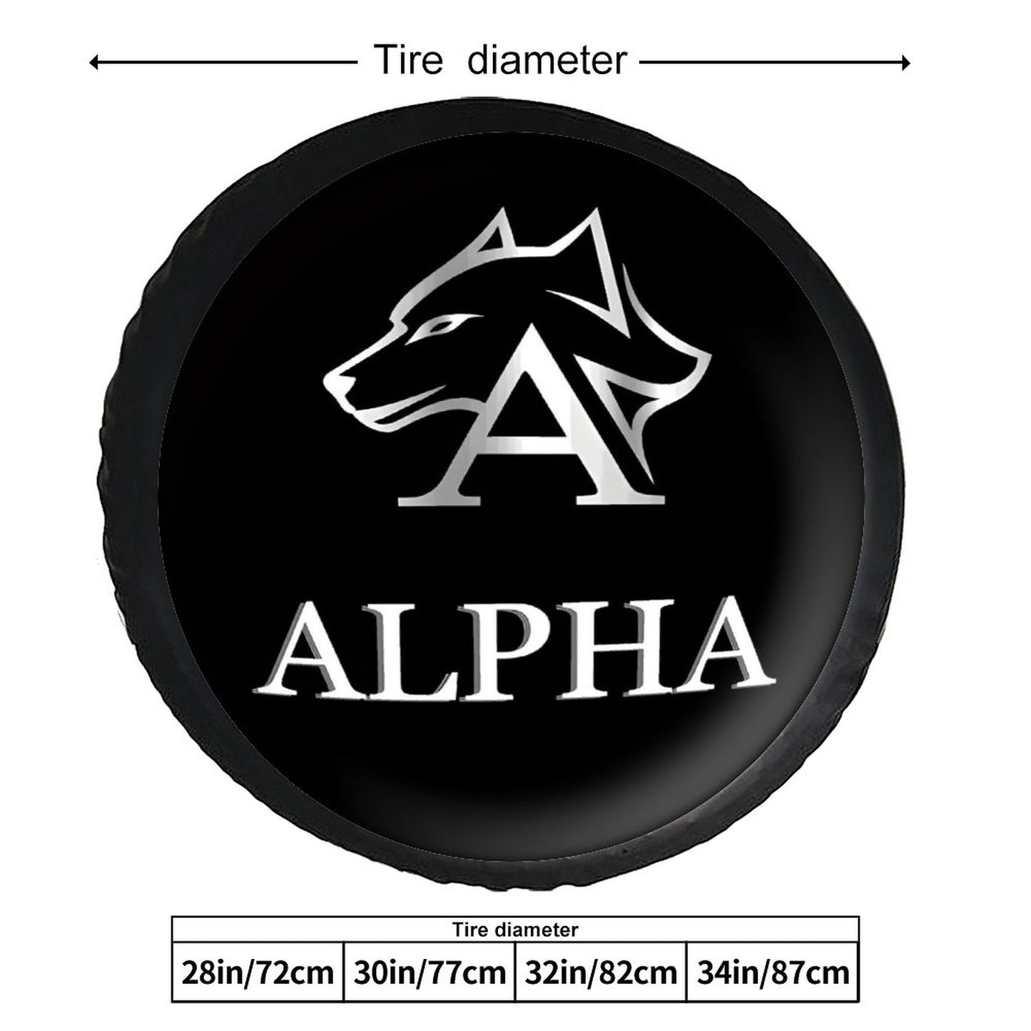 Leather Tire Cover(One-sided Printing)