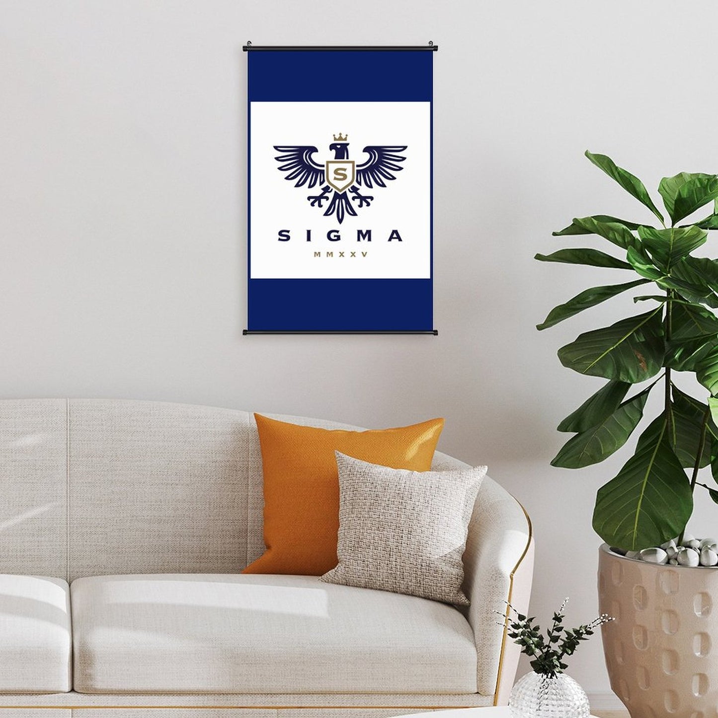 Canvas Hanging Poster with Scrolls-16"x24"/ 40x60cm