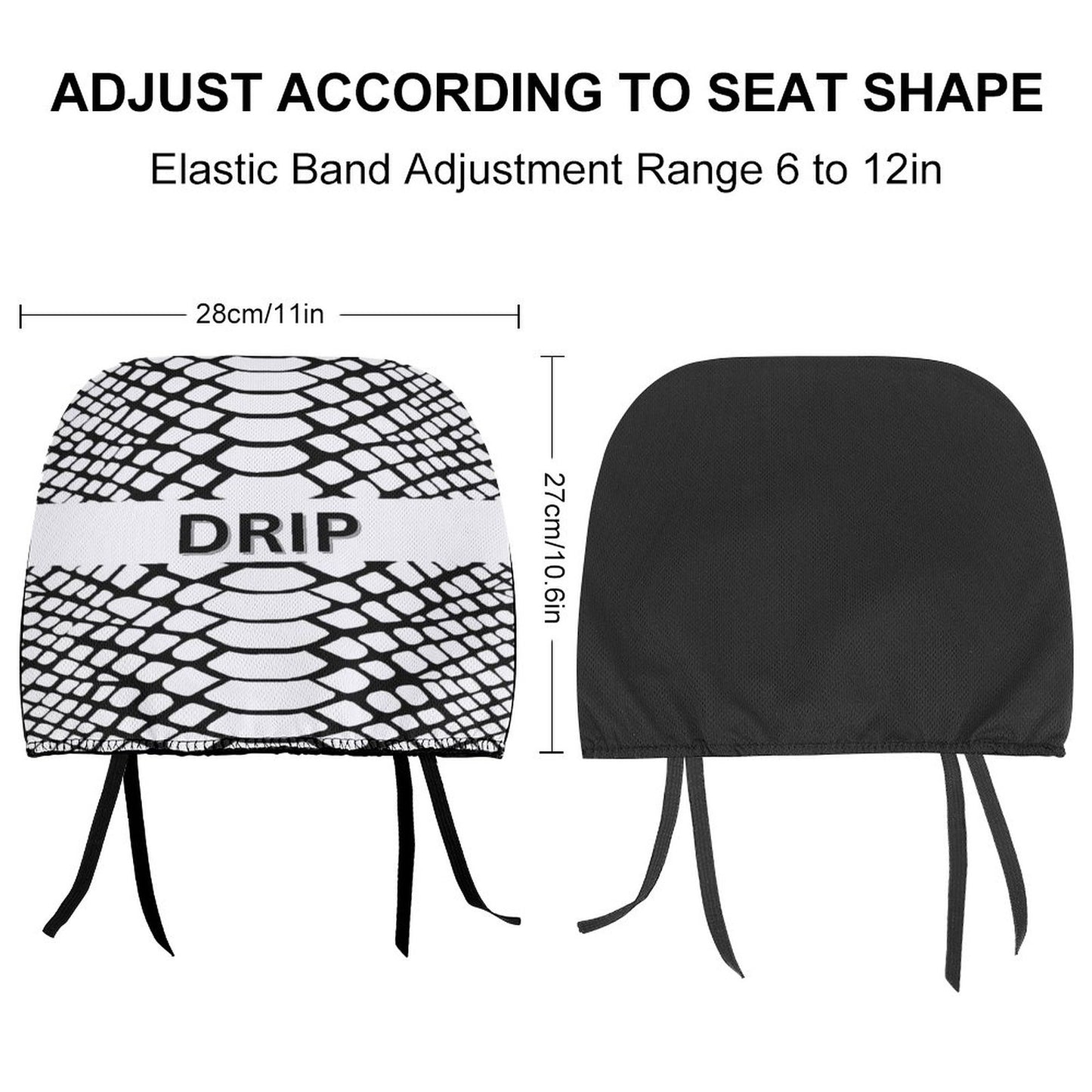 Custom Car Headrest Covers