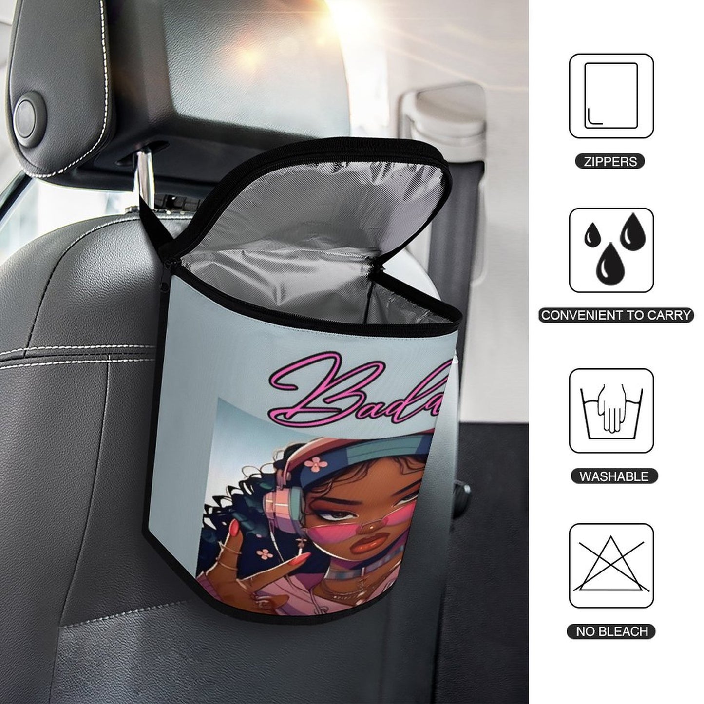 Collapsible Car Trash Bin