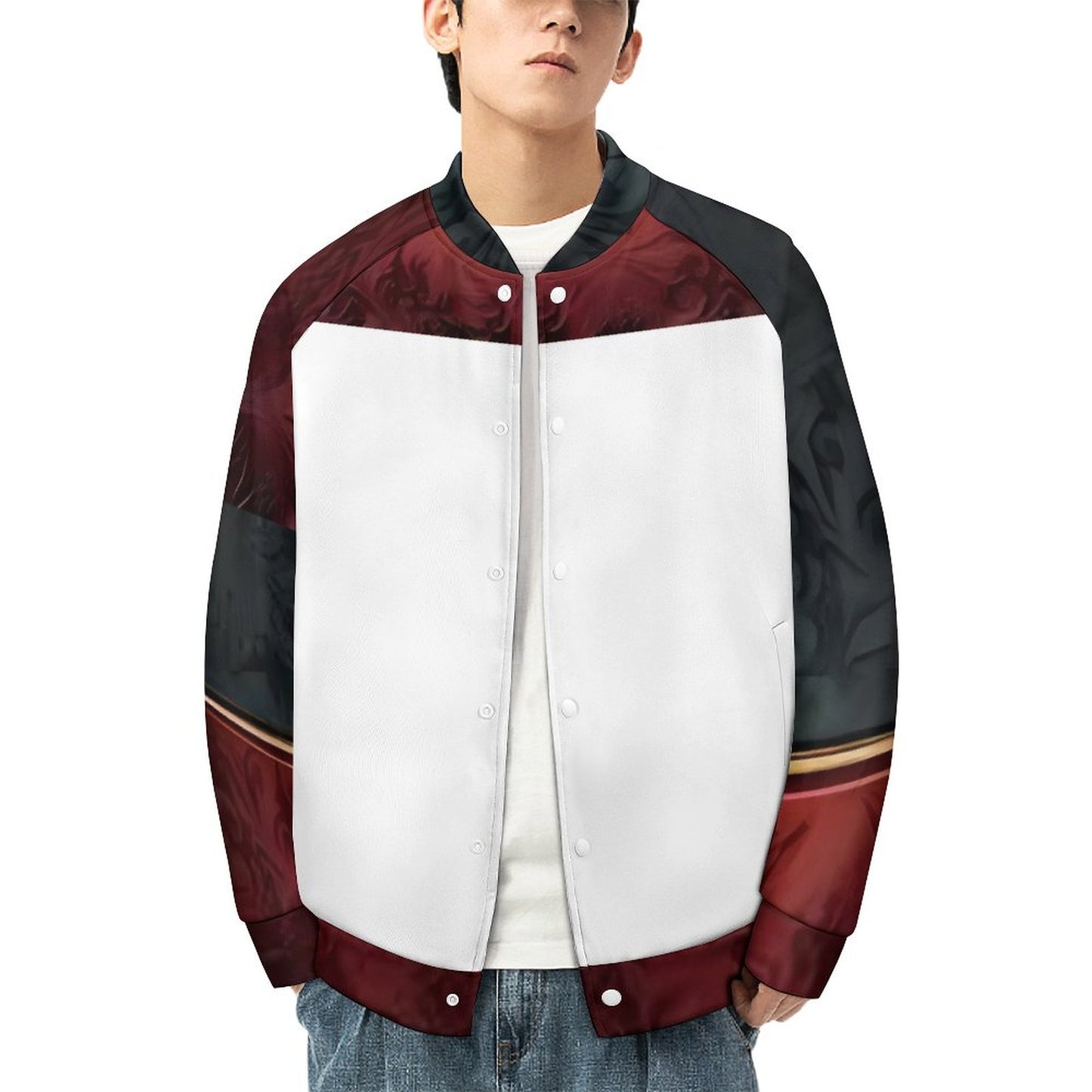 Men's Baseball Jacket (All-Over Printing)