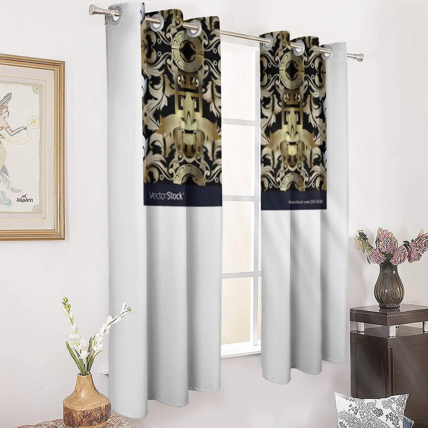 Grommet Curtain-52"x72"/ 132x183cm