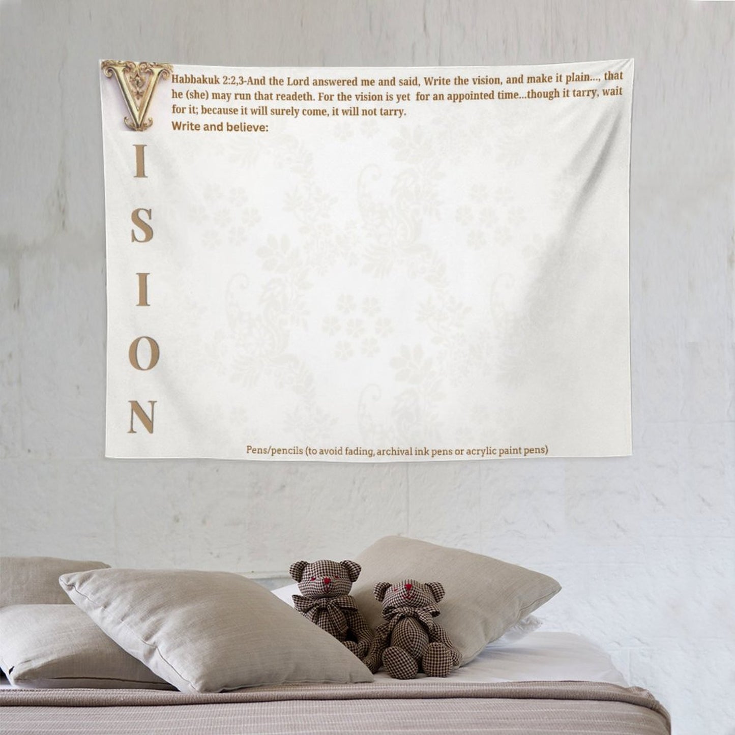 Horizontal Tapestry--30x40 in/ 40x60 in