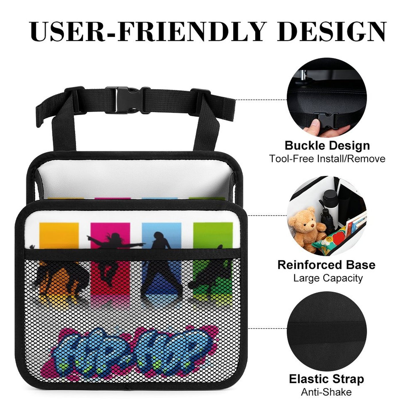 Car Seat Storage Bag(All-Over Printing)