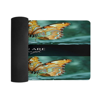 Large Desk Pad Protector without Stitched Edges-12''×24''/ 30x60cm-YOU ARE ENOUGH