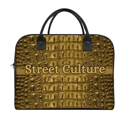 STREET CULTURE Alligator Travel Bag with double zippers (waterproof)