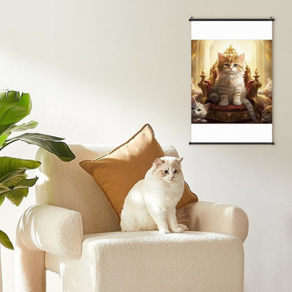 Canvas Hanging Poster with Scrolls-16"x24"/ 40x60cm