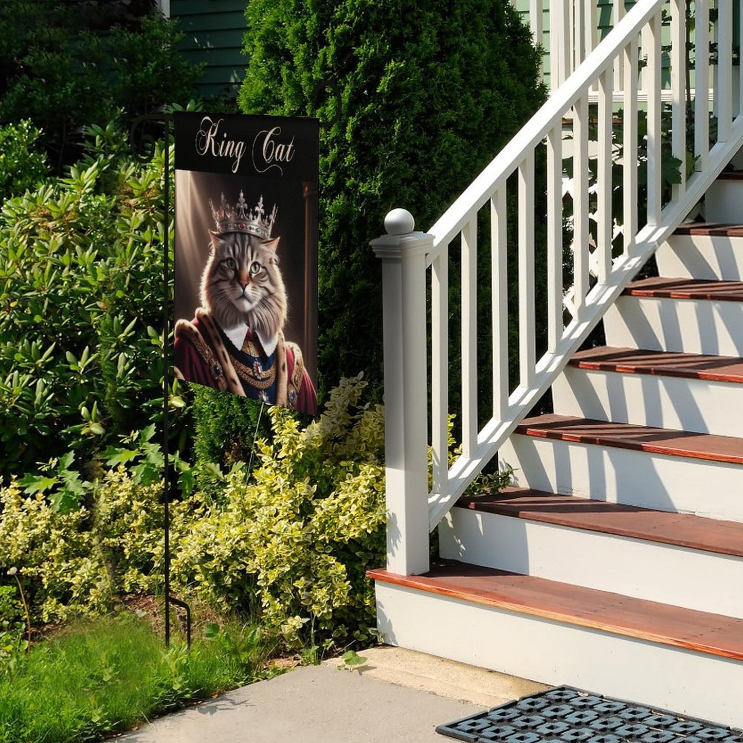 Personalized Flax Garden Flag (Identical Dual-sided Printing)