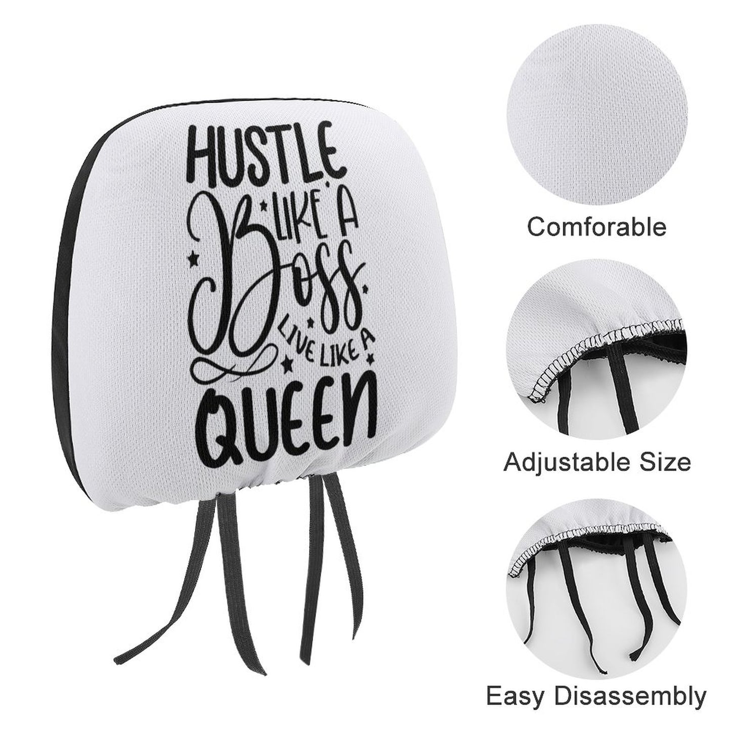 Custom Car Headrest Covers