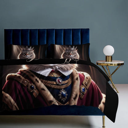 3-Piece Bedding Set-86"×70"/ 218×177cm (Dual-sidede Printing)