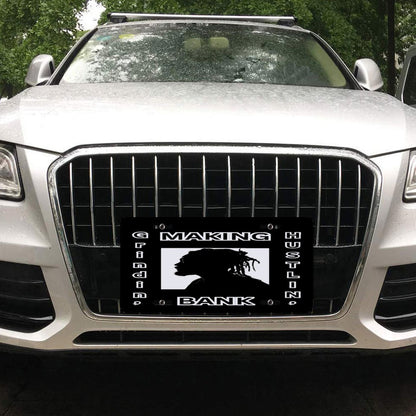 Car License Plate-11.8”x5.9”-MAKING BANK