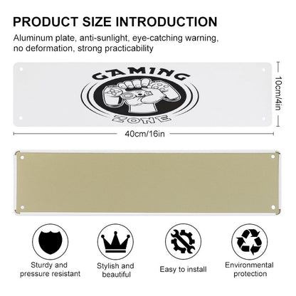Slim Metal Tin Sign