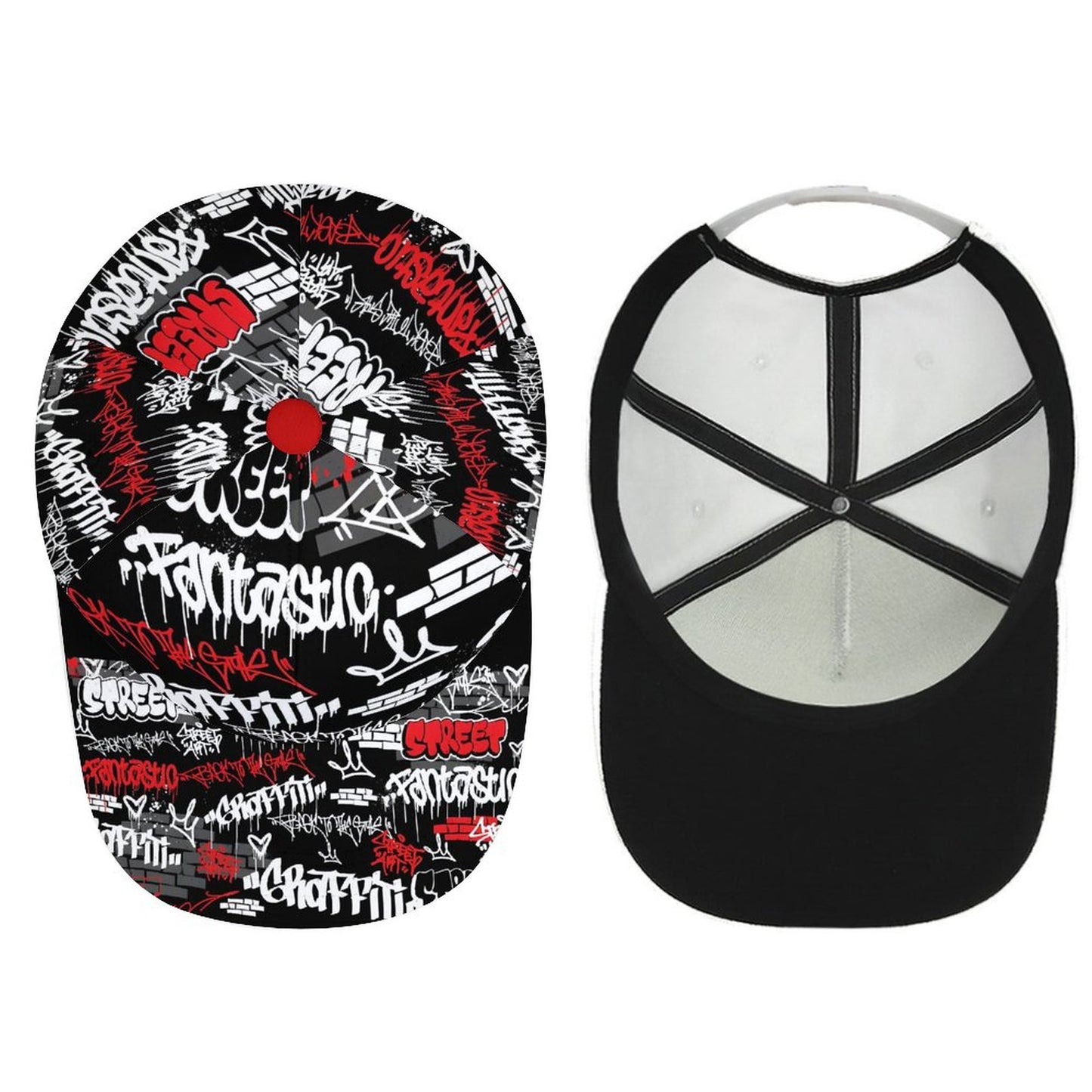 Bent Fitted Cap (All-Over Printing)