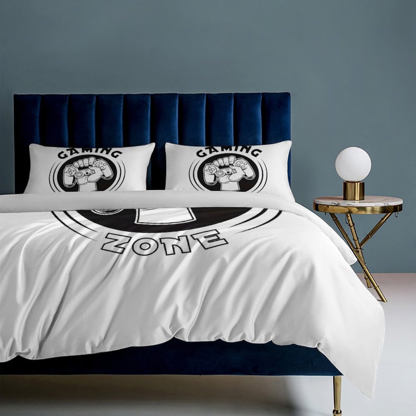 3-Piece Bedding Set-86"×70"/ 218×177cm (Dual-sideded Printing)