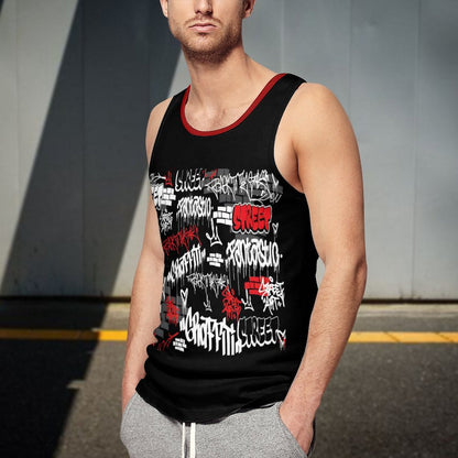 Men's Printed Vest BK (All-Over Printing)