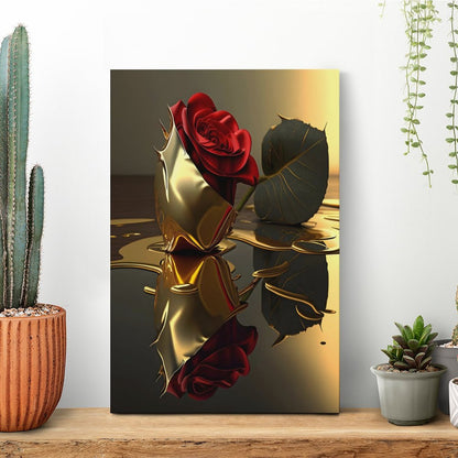 Modern Framed Canvas Wall Art Print–Large Wooden Frame for Living Room