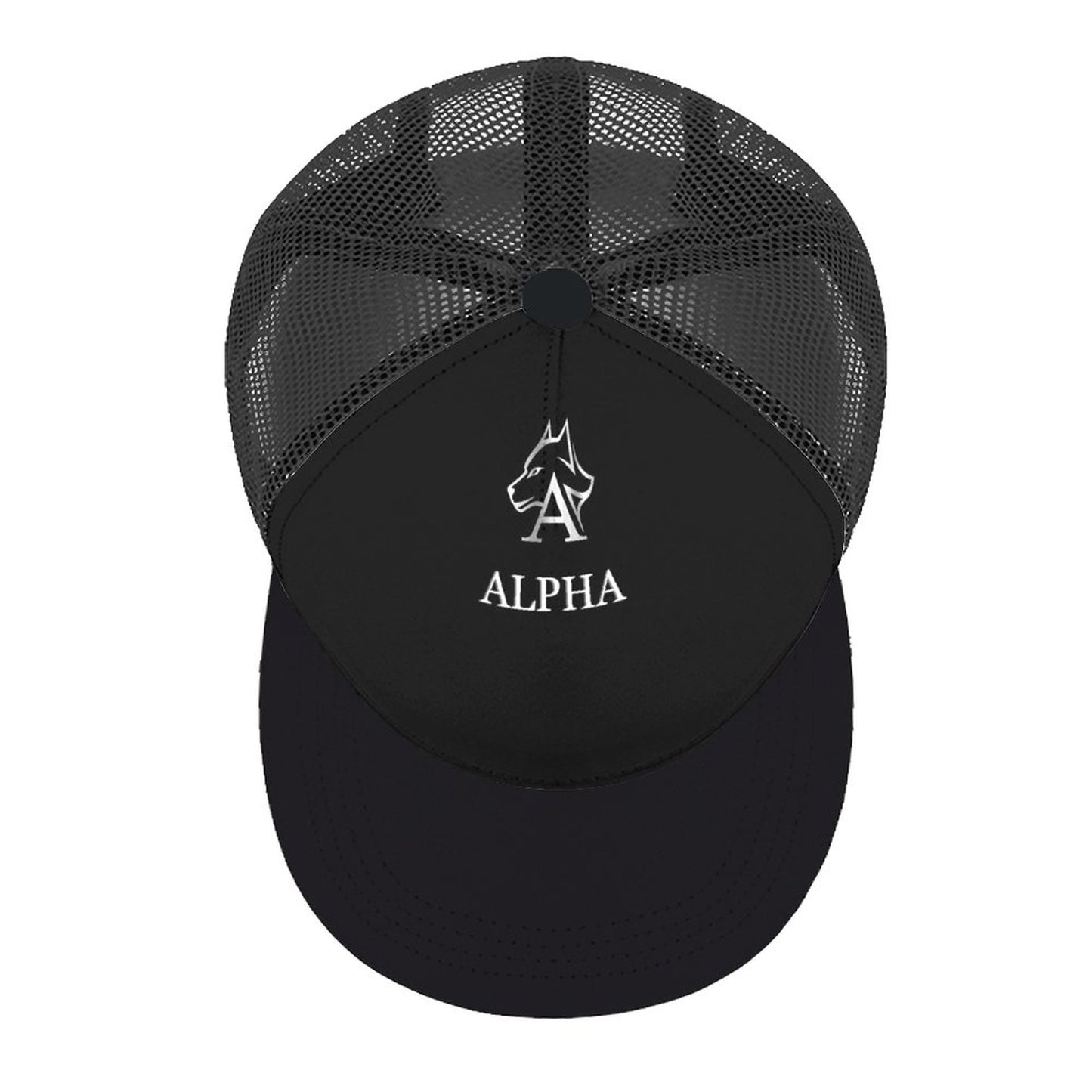 Flat Brim Trucker Hat with Fashion Frontier