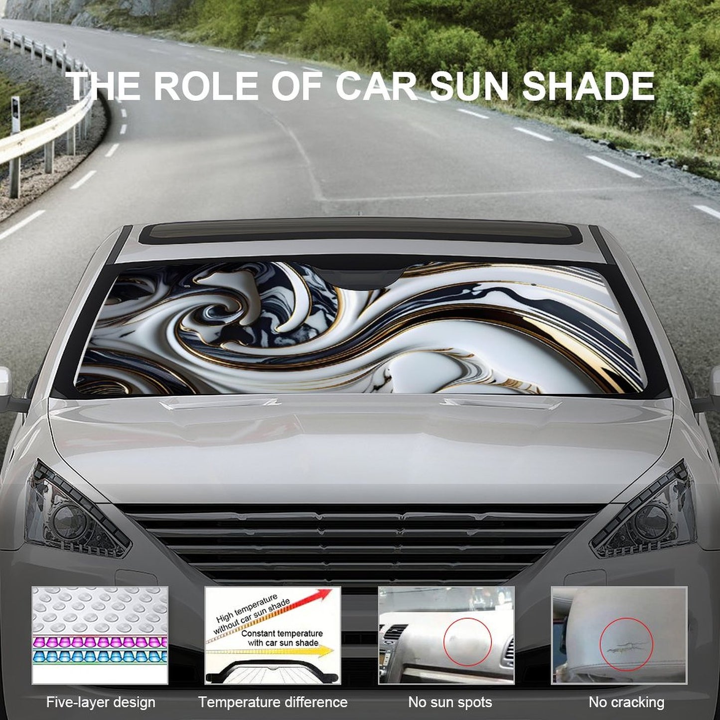 Car Cool with Sun Shades