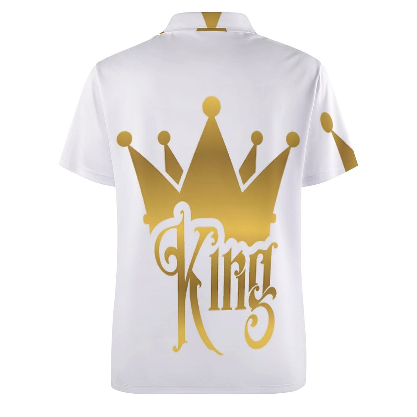 Custom Polo Shirts with All-Over printing Design Straight B612