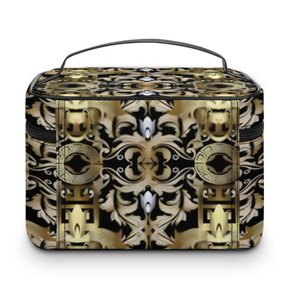 Make-up bag with Lychee pattern PU material