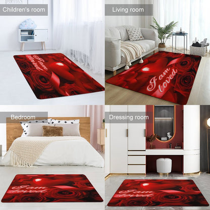 Coral Velvet Floor Mat for Home-60"x40"