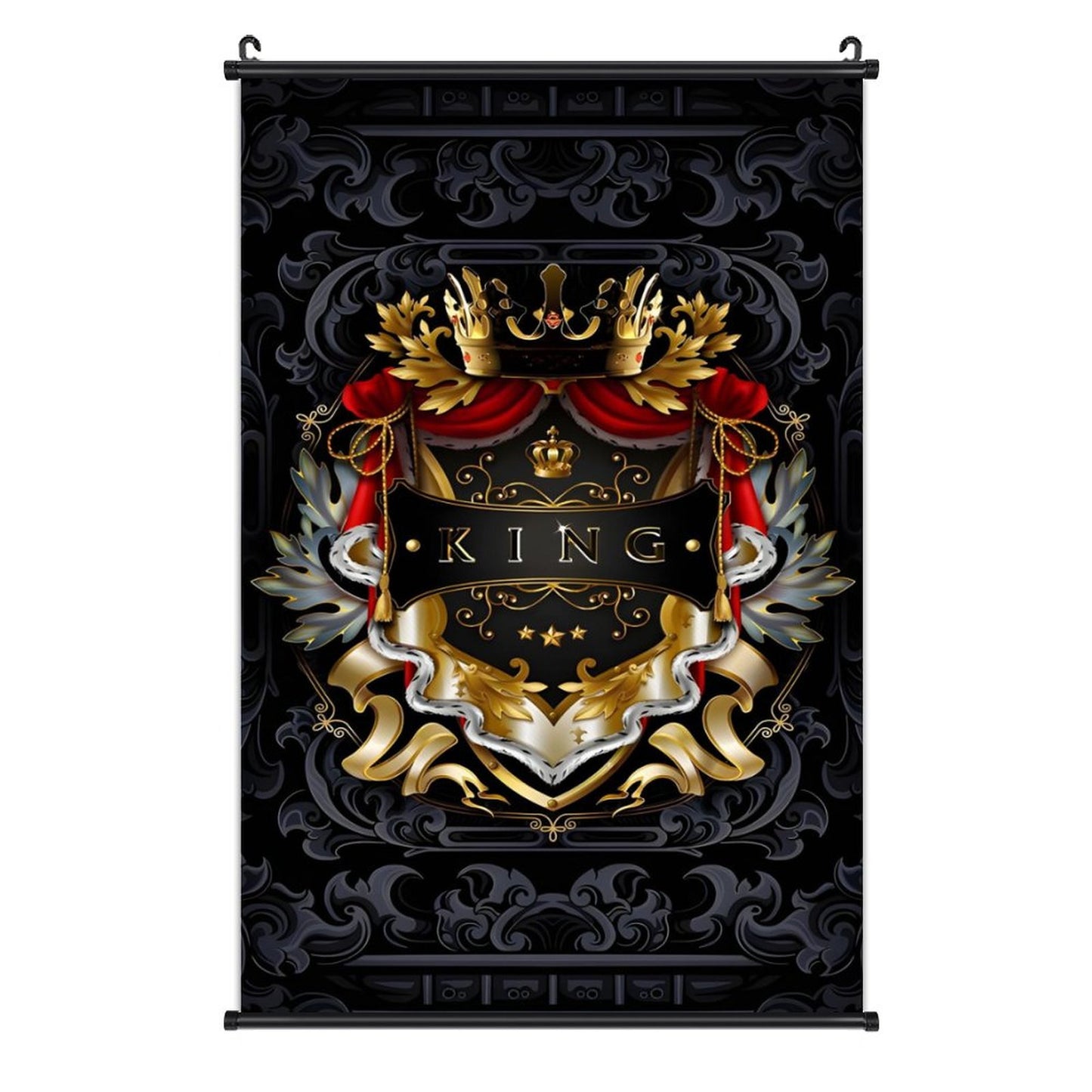 Canvas Hanging Poster with Scrolls-16"x24"/ 40x60cm