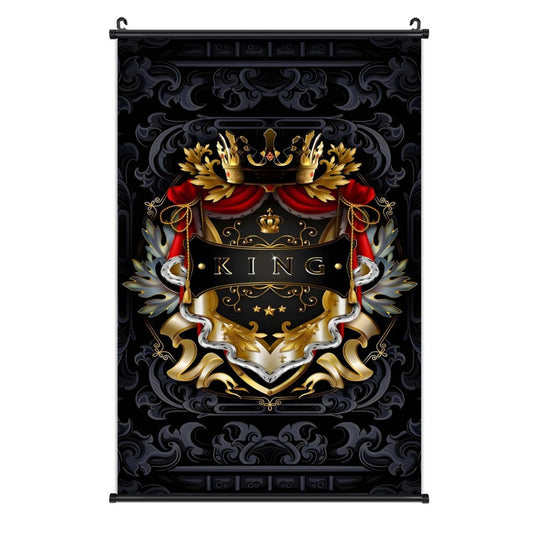 Canvas Hanging Poster with Scrolls-16"x24"/ 40x60cm
